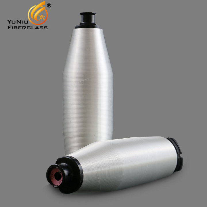 Produced by tank furnace drawing process glass fiber yarn