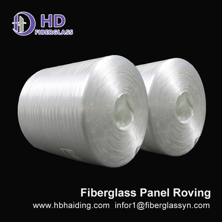 Factory Direct Sales 4800 Tex E-glass Fiberglass Reinforced Panel Roving for FRP Panel