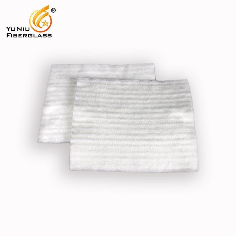 Heat Insulation Application 100-300kg/m3 E-glass Fiberglass Needle Mat 