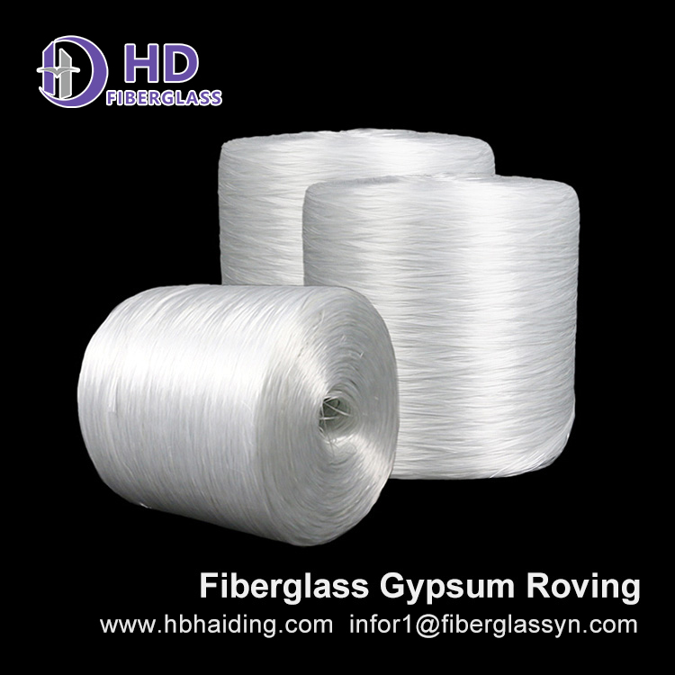 White Gypsum Cornice Direct Fiberglass Glass Roving 2400 Tex