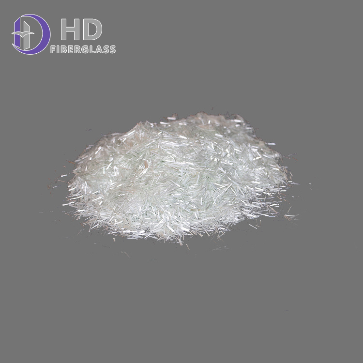 6mm Low Price High Quality And Practical Best Cost Performance High Mechanical Strength Fiberglass Chopped Strands for Concrete