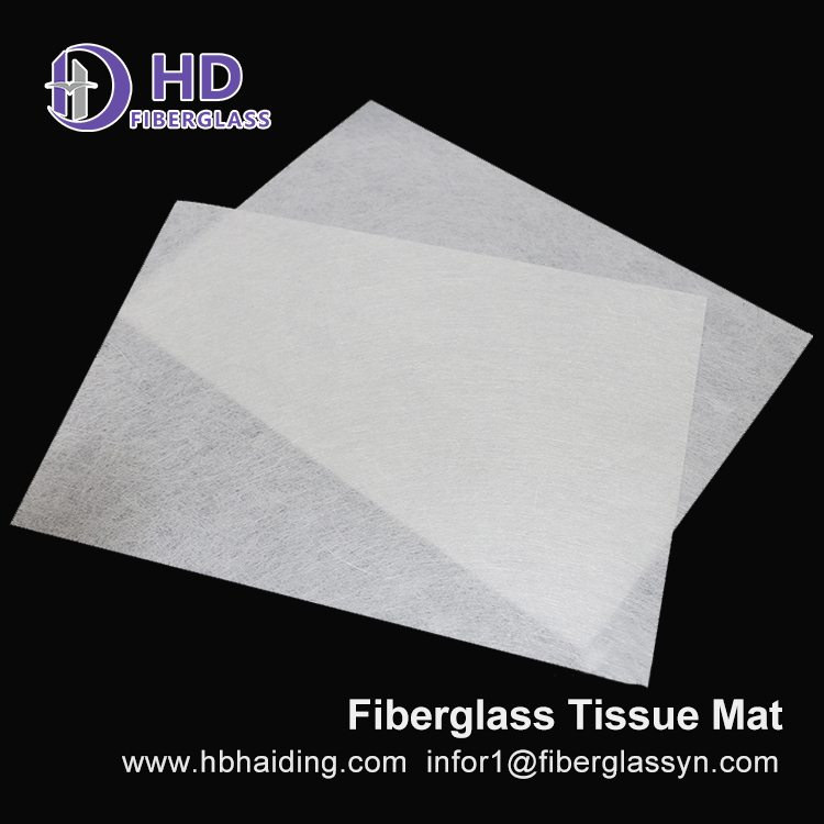 Use widely Fiber glass tissue mat wholesale for boat 30gsm