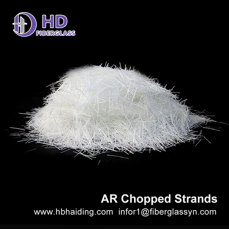 Free Sample 9-13μm Alkali Resistance Fiberglass Chopped Strands 3/4.5/6/12mm professional factory Good flowability