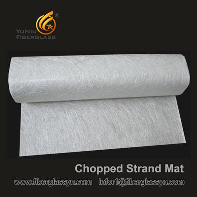High quality glass fiber chopped mat produced by continuous sheet forming process