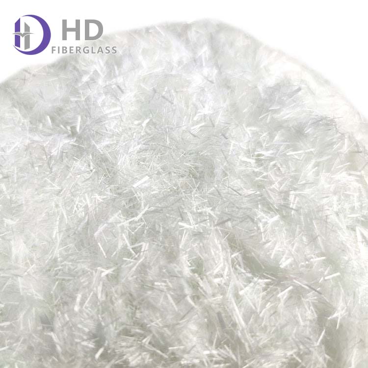 The short cut glass fiber has the electrical insulation property which can be used to make the transmission line