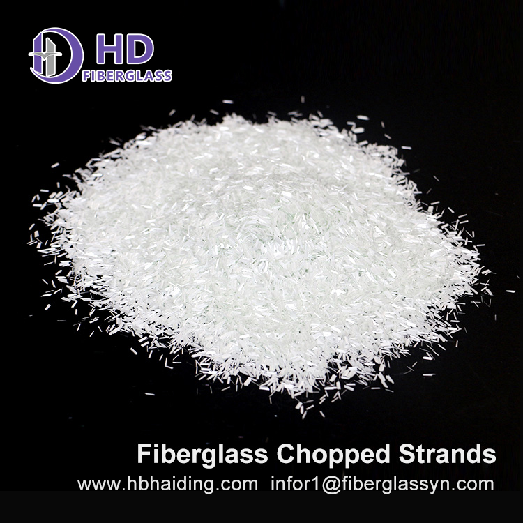 Most Popular Fiberglass Chopped Strands for PP 